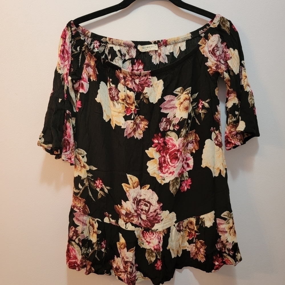 Promesa Flowy Floral Blouse Size S